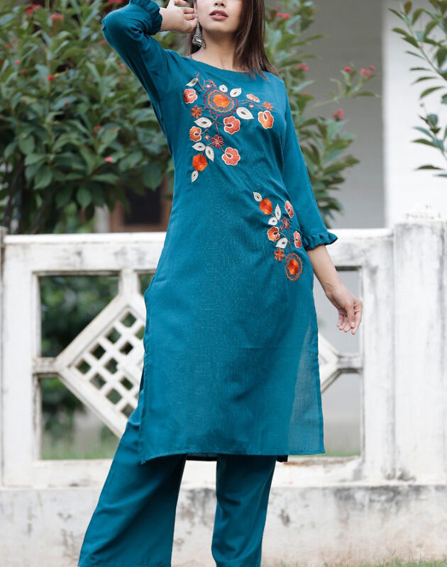 Exquisite Hand Embroidered Kurti